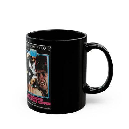 HET MONSTER MET DE TWEE KOPPEN (VHS COVER) - Black Coffee Mug - Go Mug Yourself