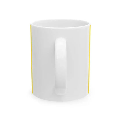 Heusden-Zolder vlag (Belgium) White Coffee Mug - Go Mug Yourself