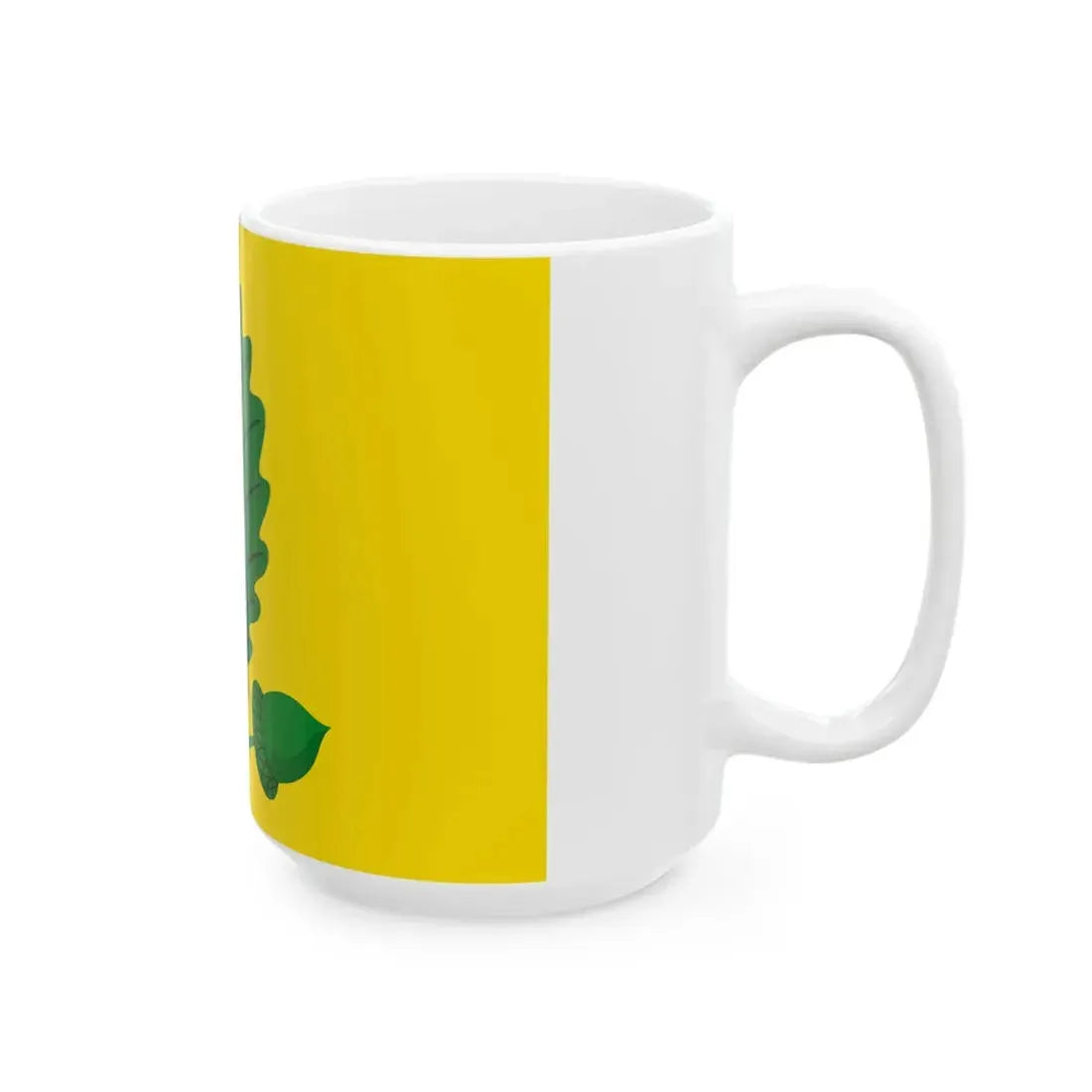 Heusden-Zolder vlag (Belgium) White Coffee Mug - Go Mug Yourself