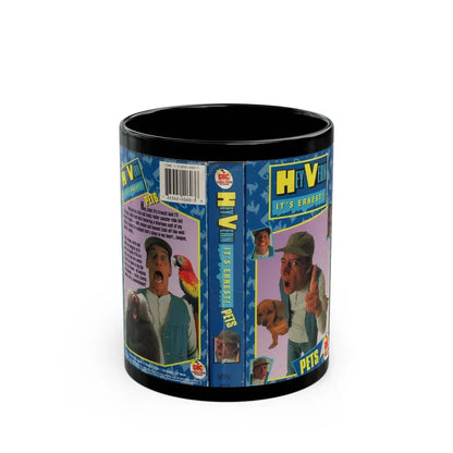 HEY VERN ITS ERNEST PETS (VHS COVER) - Black Coffee Mug 11oz - Go Mug Yourself