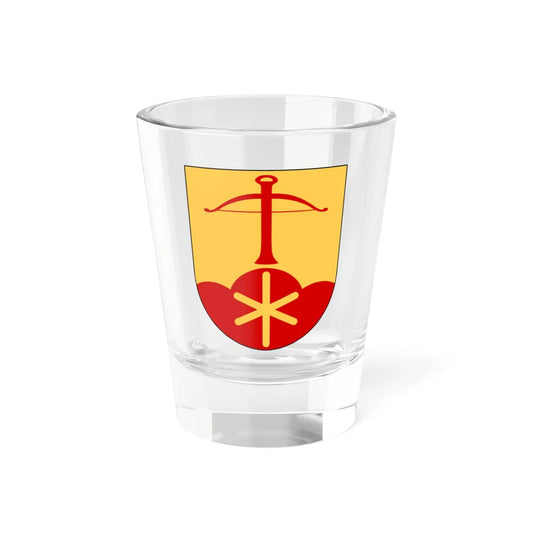 Högby församling vapen (Sweden) (Coat of Arms) Shot Glass 1.5oz 1.5oz - Go Mug Yourself