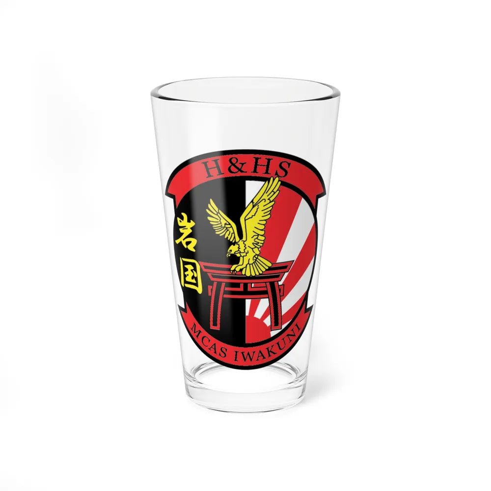 H&HS MCAS Iwakuni (USMC) Pint Glass 16oz-16oz-Go Mug Yourself