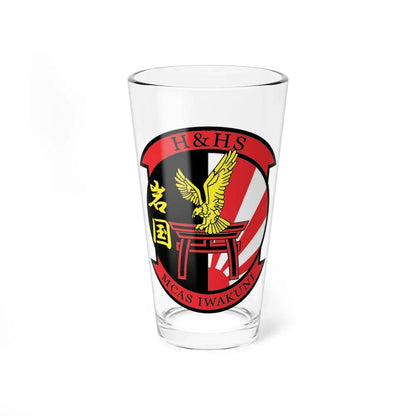 H&HS MCAS Iwakuni (USMC) Pint Glass 16oz 16oz - Go Mug Yourself