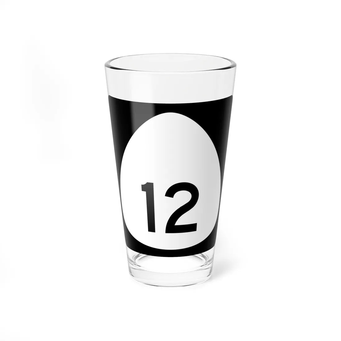 HI-12 (Hawaii) (Road Sign) Pint Glass 16oz 16oz - Go Mug Yourself