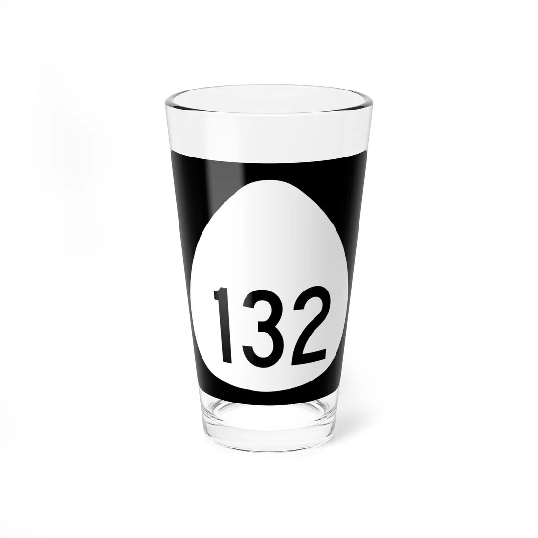 HI-132 (Hawaii) (Road Sign) Pint Glass 16oz 16oz - Go Mug Yourself