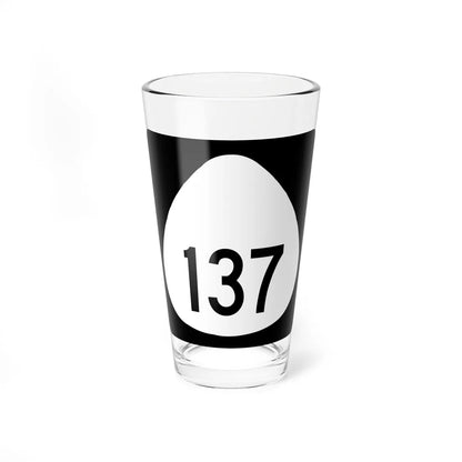 HI-137 (Hawaii) (Road Sign) Pint Glass 16oz 16oz - Go Mug Yourself