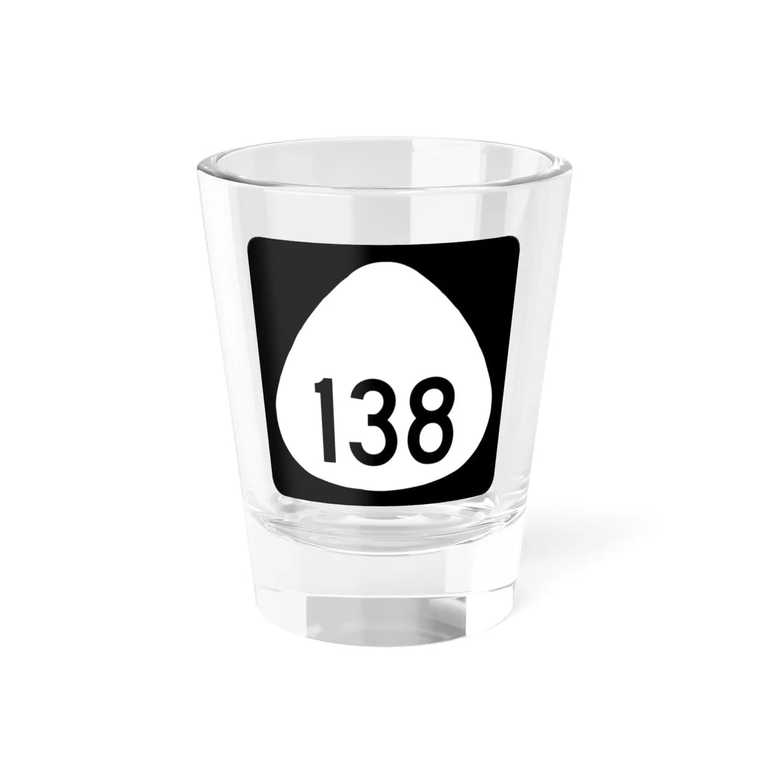 HI-138 (Hawaii) (Road Sign) Shot Glass 1.5oz 1.5oz - Go Mug Yourself