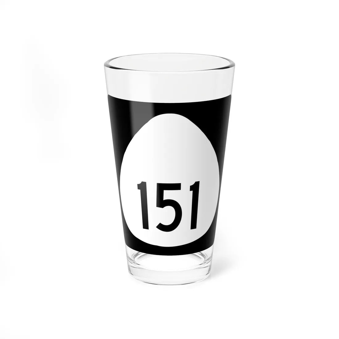 HI-151 (Hawaii) (Road Sign) Pint Glass 16oz 16oz - Go Mug Yourself