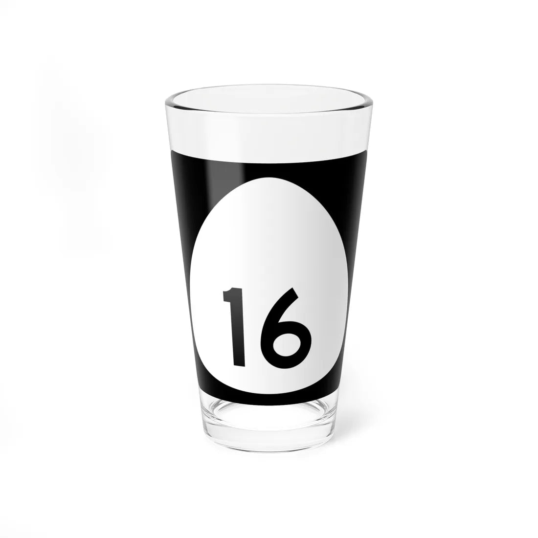 HI-16 (Hawaii) (Road Sign) Pint Glass 16oz 16oz - Go Mug Yourself