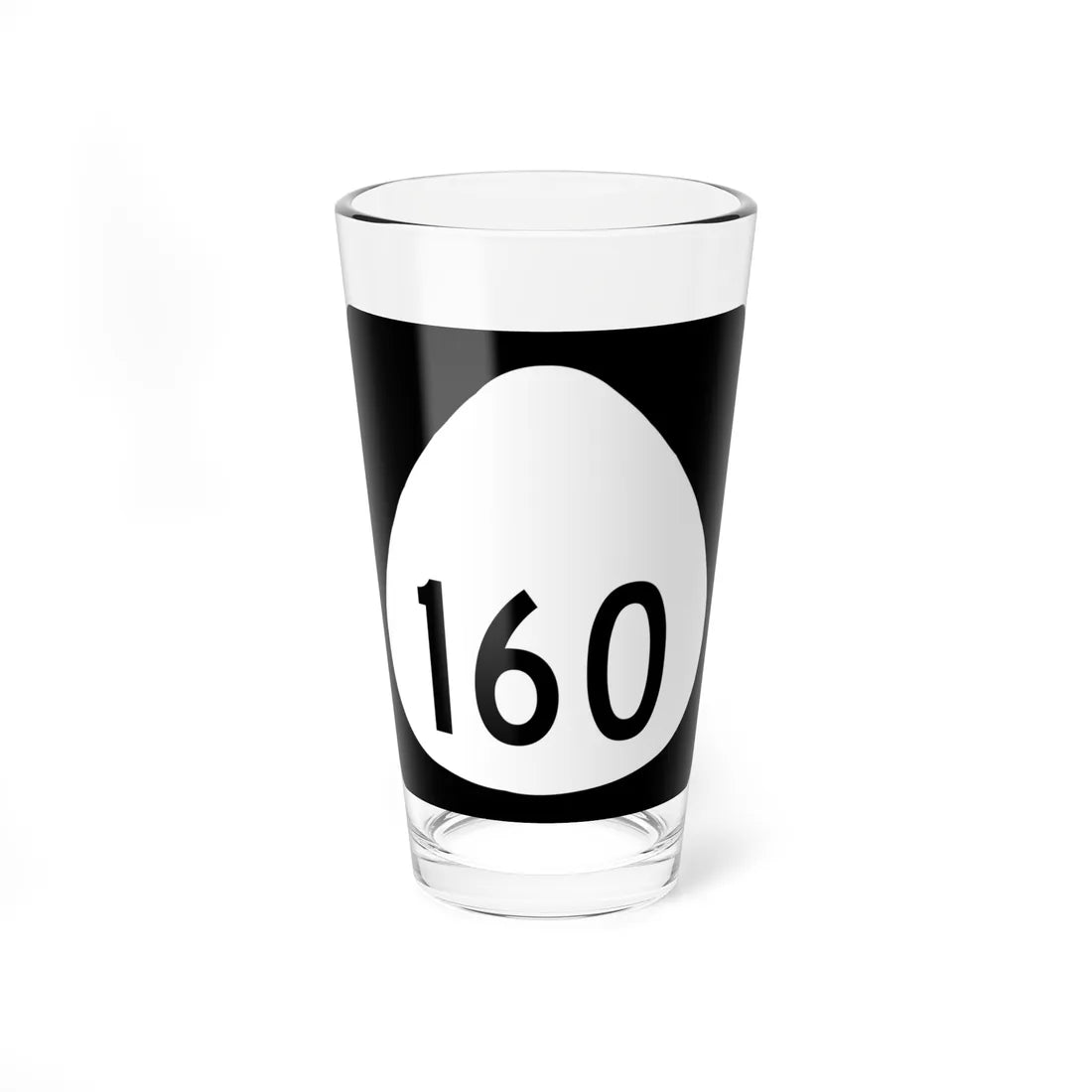 HI-160 (Hawaii) (Road Sign) Pint Glass 16oz 16oz - Go Mug Yourself