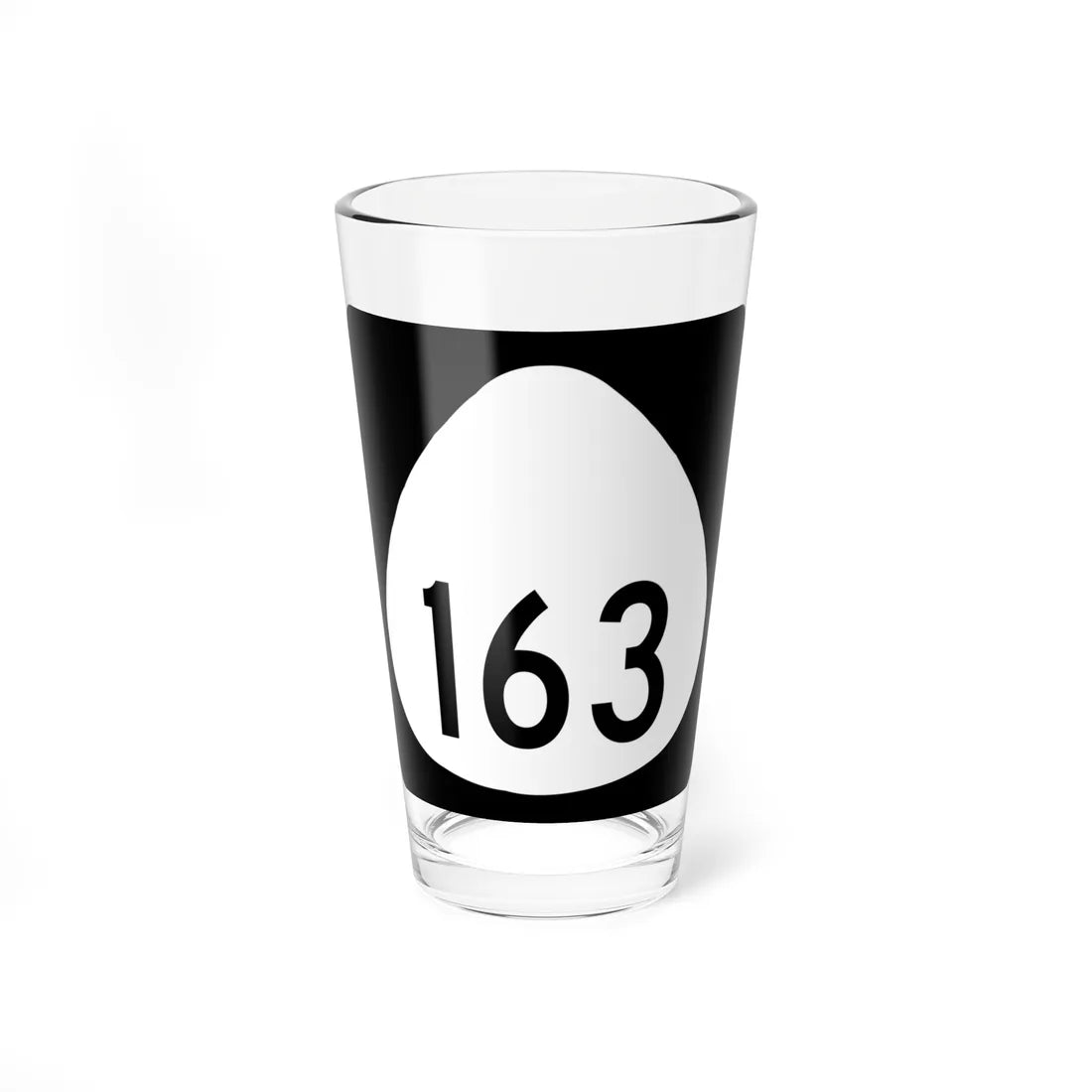 HI-163 (Hawaii) (Road Sign) Pint Glass 16oz 16oz - Go Mug Yourself