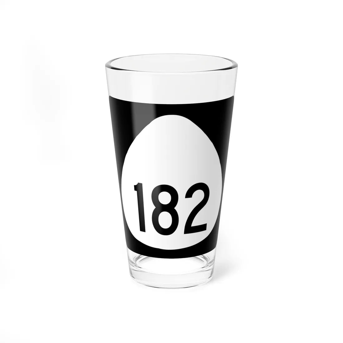 HI-182 (Hawaii) (Road Sign) Pint Glass 16oz 16oz - Go Mug Yourself