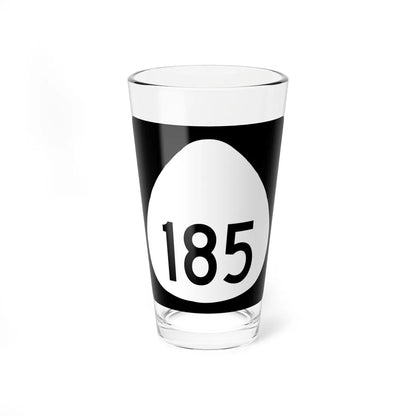 HI-185 (Hawaii) (Road Sign) Pint Glass 16oz 16oz - Go Mug Yourself