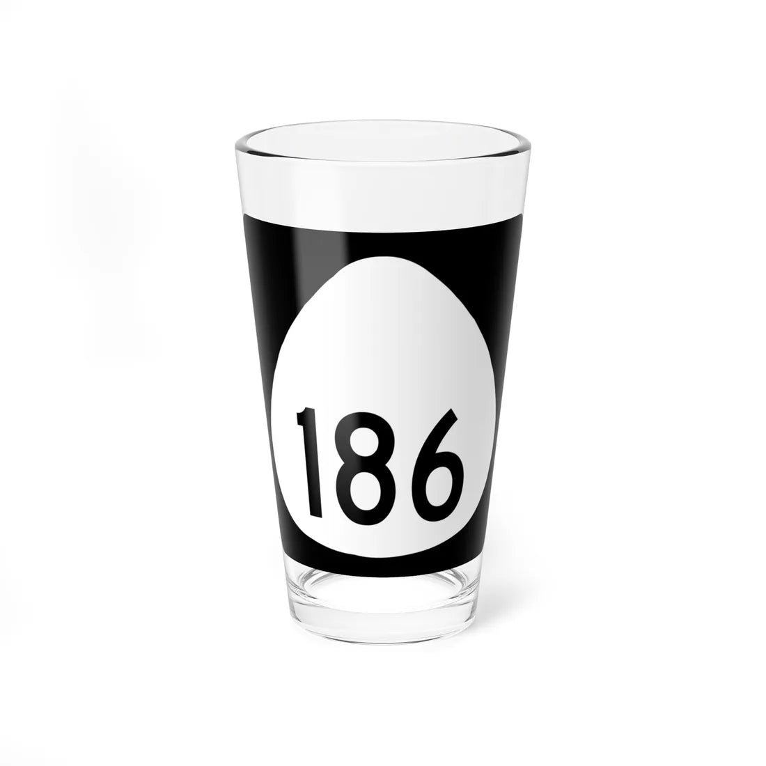 HI-186 (Hawaii) (Road Sign) Pint Glass 16oz 16oz - Go Mug Yourself