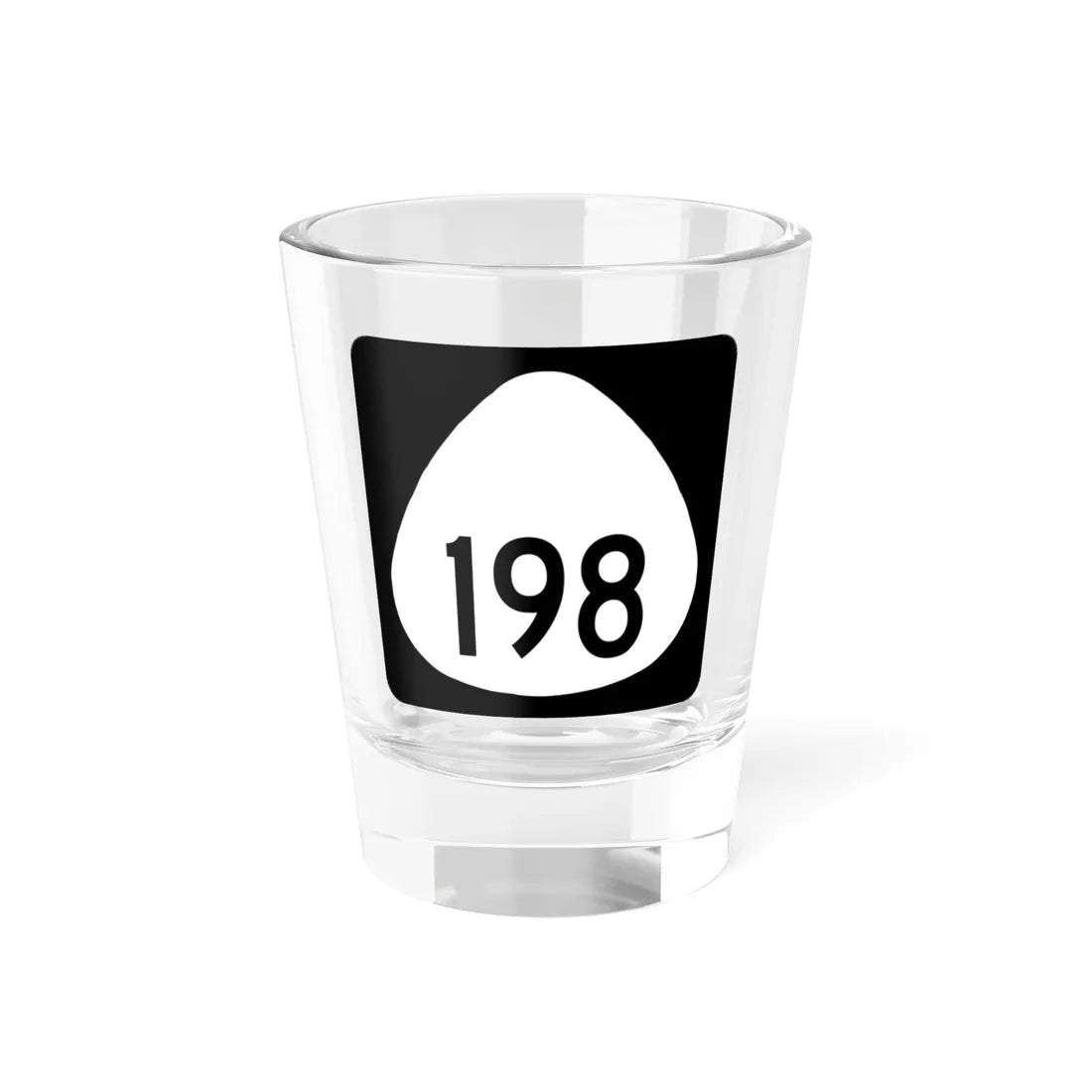 HI-198 (Hawaii) (Road Sign) Shot Glass 1.5oz 1.5oz - Go Mug Yourself