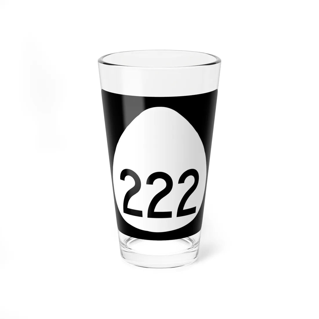 HI-222 (Hawaii) (Road Sign) Pint Glass 16oz 16oz - Go Mug Yourself