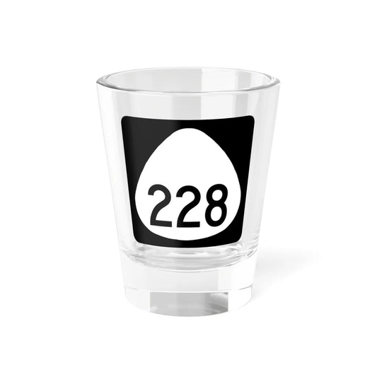 HI-228 (Hawaii) (Road Sign) Shot Glass 1.5oz 1.5oz - Go Mug Yourself