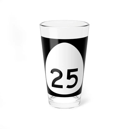 HI-25 (Hawaii) (Road Sign) Pint Glass 16oz 16oz - Go Mug Yourself