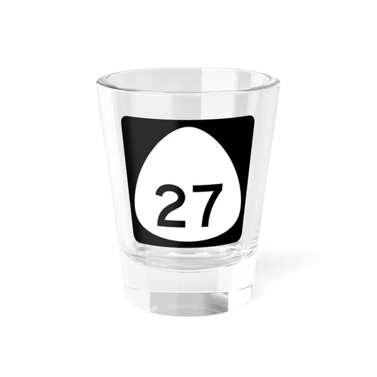 HI-27 (Hawaii) (Road Sign) Shot Glass 1.5oz 1.5oz - Go Mug Yourself