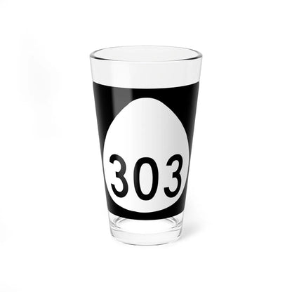 HI-303 (Hawaii) (Road Sign) Pint Glass 16oz 16oz - Go Mug Yourself