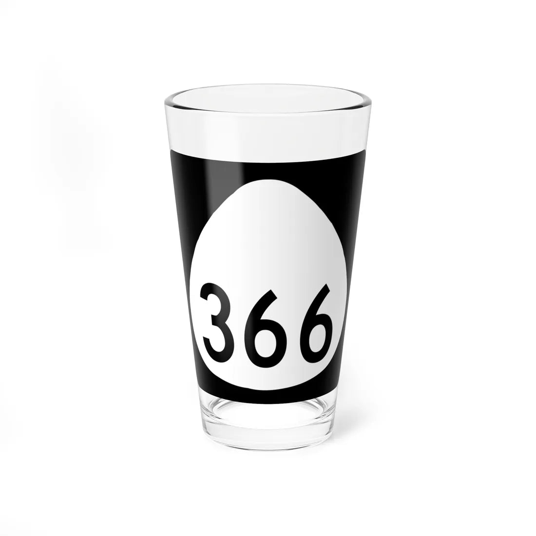 HI-366 (Hawaii) (Road Sign) Pint Glass 16oz 16oz - Go Mug Yourself