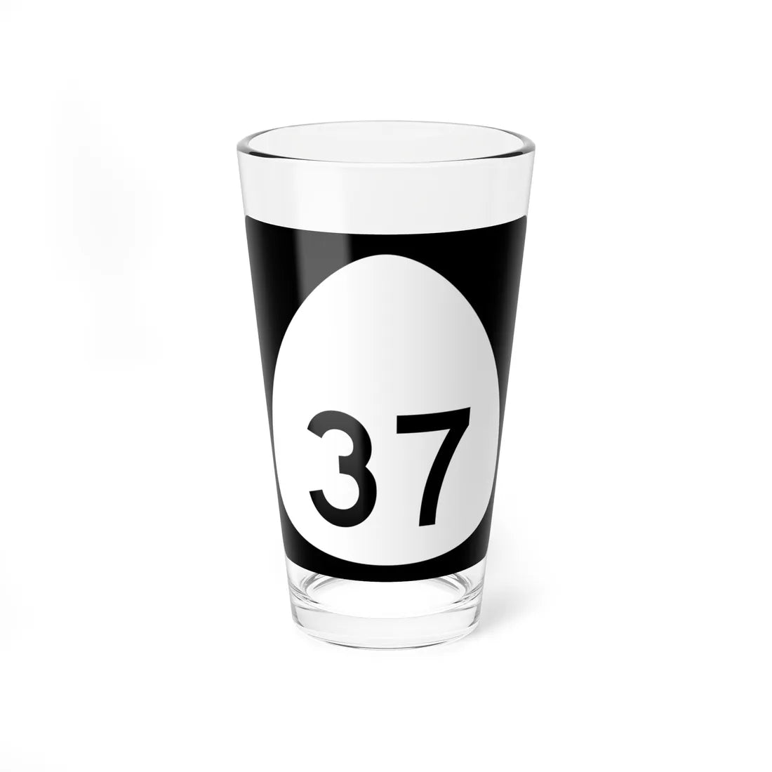 HI-37 (Hawaii) (Road Sign) Pint Glass 16oz 16oz - Go Mug Yourself