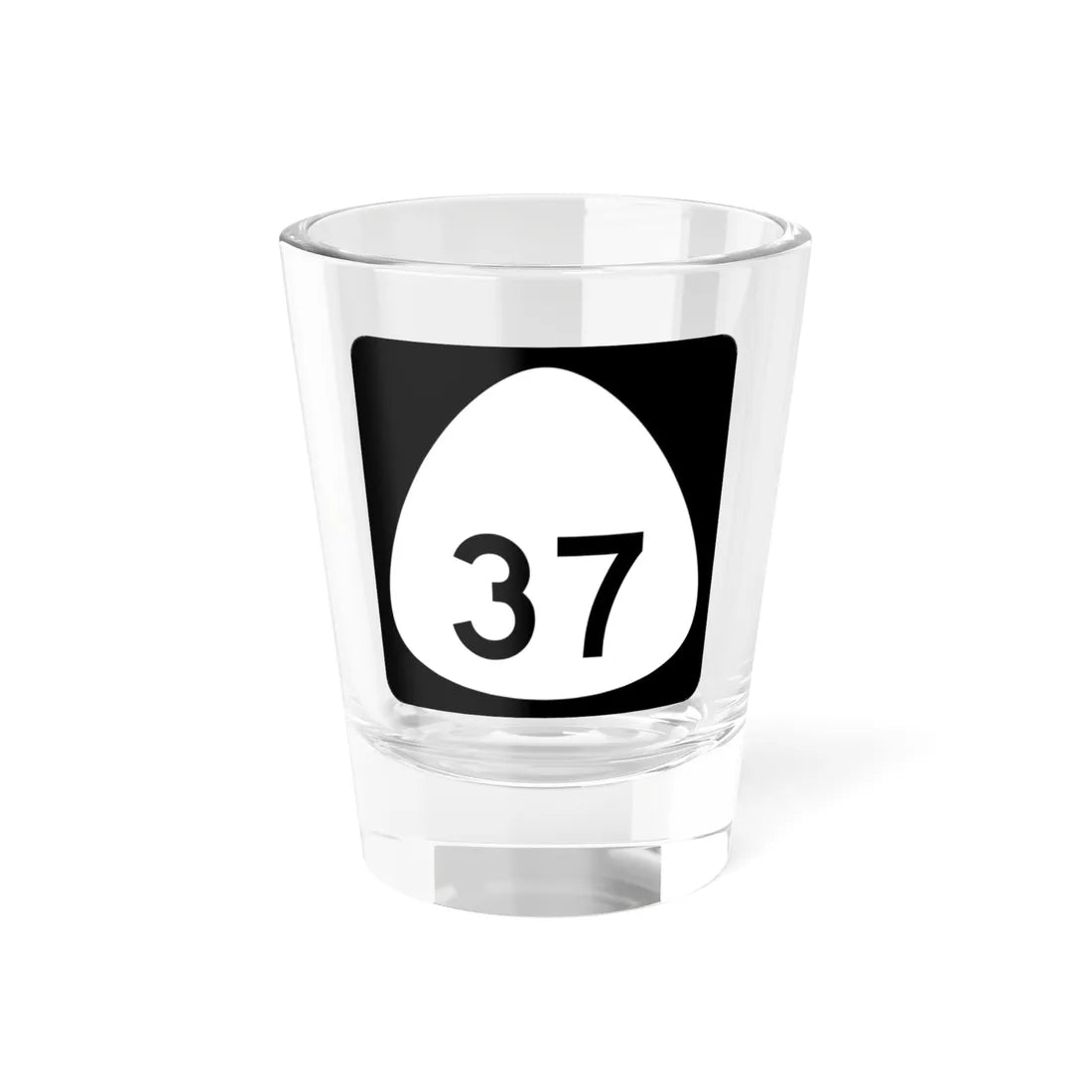 HI-37 (Hawaii) (Road Sign) Shot Glass 1.5oz 1.5oz - Go Mug Yourself