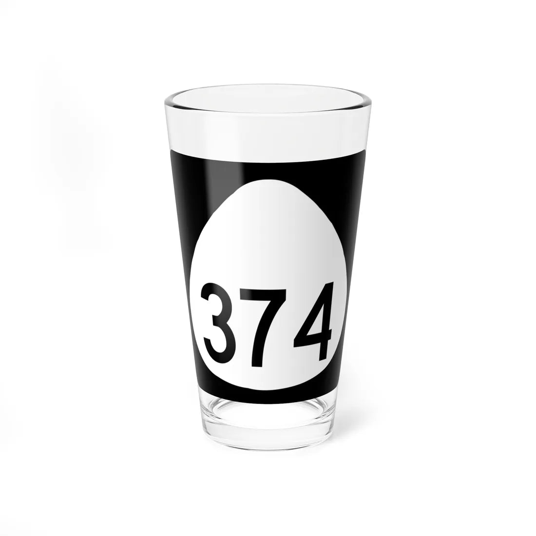 HI-374 (Hawaii) (Road Sign) Pint Glass 16oz 16oz - Go Mug Yourself