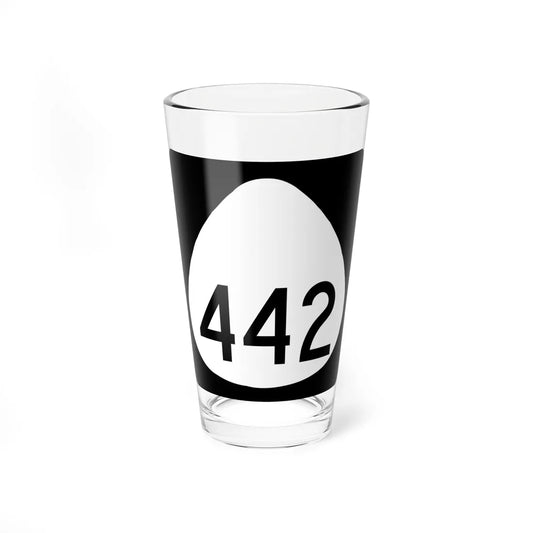 HI-442 (Hawaii) (Road Sign) Pint Glass 16oz 16oz - Go Mug Yourself