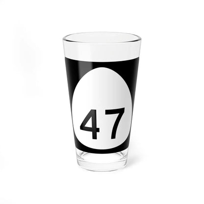 HI-47 (Hawaii) (Road Sign) Pint Glass 16oz 16oz - Go Mug Yourself