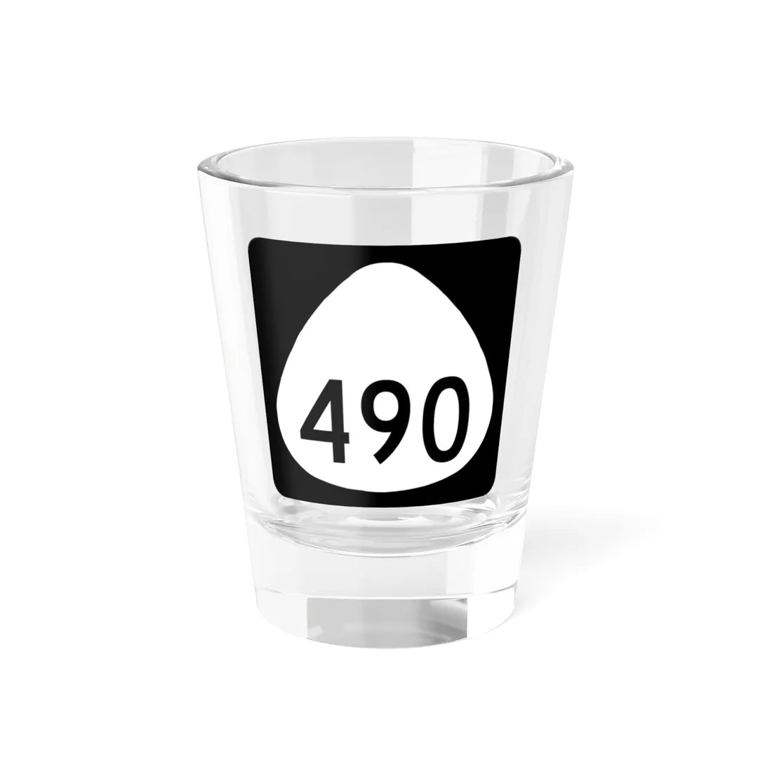 HI-490 (Hawaii) (Road Sign) Shot Glass 1.5oz 1.5oz - Go Mug Yourself