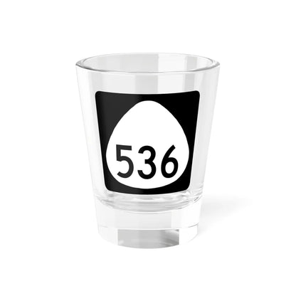 HI-536 (Hawaii) (Road Sign) Shot Glass 1.5oz 1.5oz - Go Mug Yourself