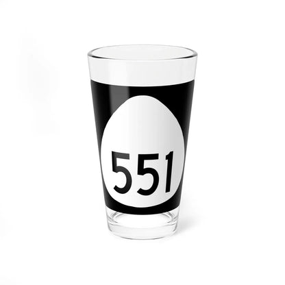 HI-551 (Hawaii) (Road Sign) Pint Glass 16oz 16oz - Go Mug Yourself