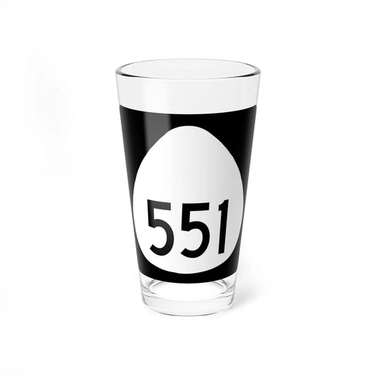 HI-551 (Hawaii) (Road Sign) Pint Glass 16oz 16oz - Go Mug Yourself