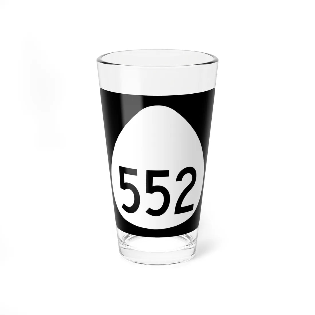 HI-552 (Hawaii) (Road Sign) Pint Glass 16oz 16oz - Go Mug Yourself