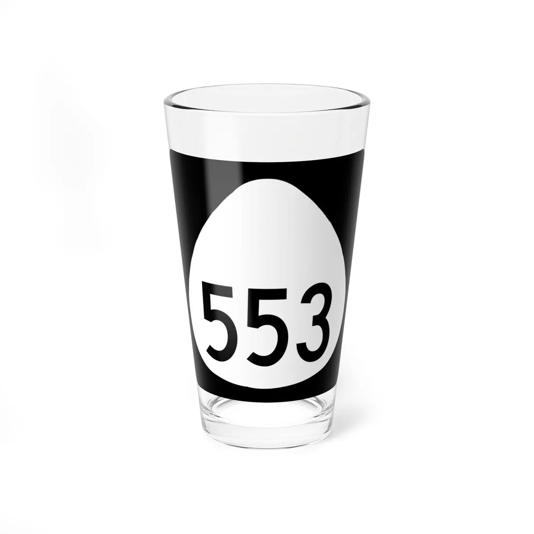 HI-553 (Hawaii) (Road Sign) Pint Glass 16oz 16oz - Go Mug Yourself