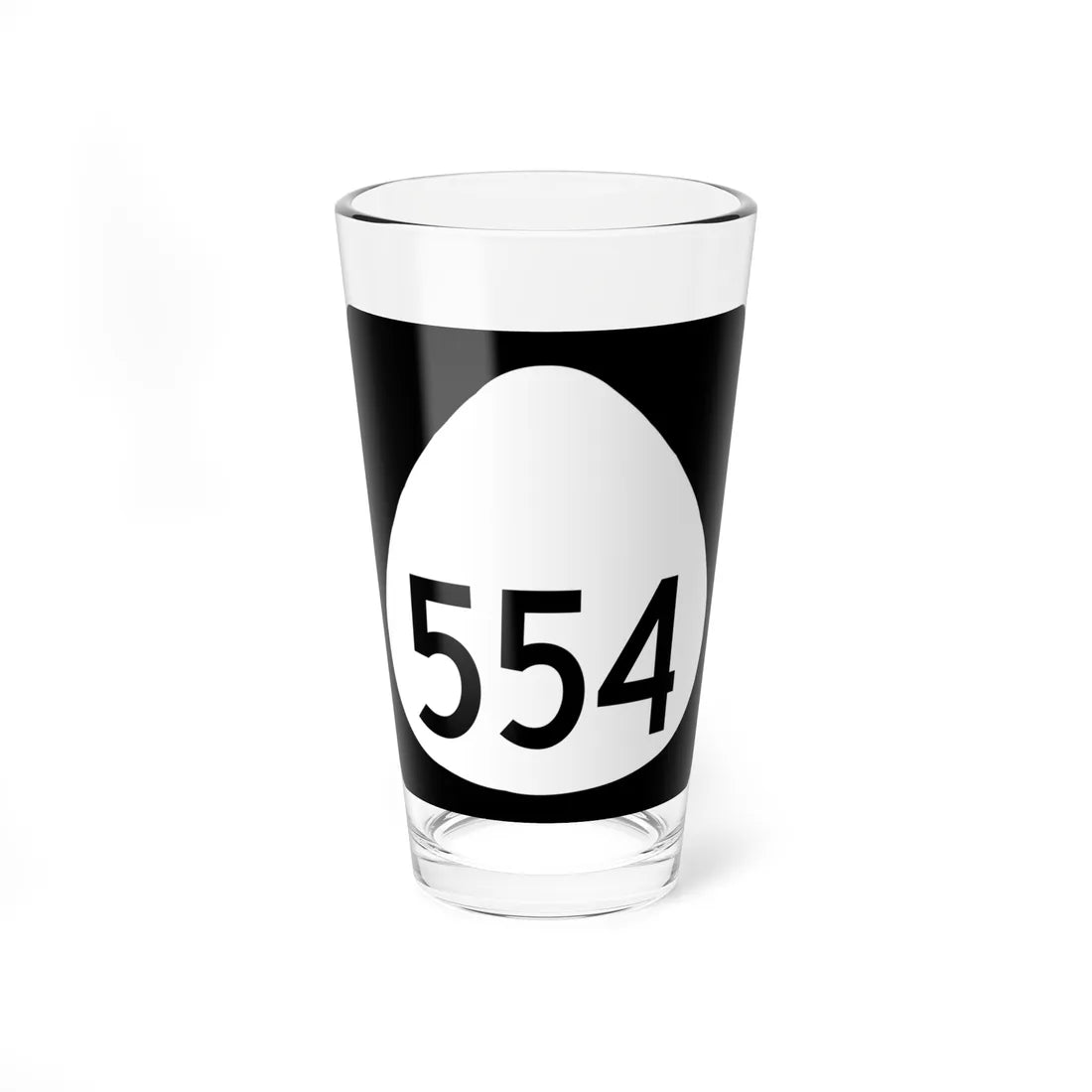 HI-554 (Hawaii) (Road Sign) Pint Glass 16oz 16oz - Go Mug Yourself