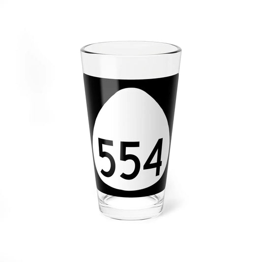 HI-554 (Hawaii) (Road Sign) Pint Glass 16oz 16oz - Go Mug Yourself