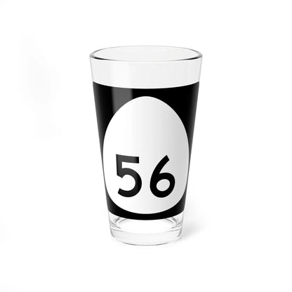 HI-56 (Hawaii) (Road Sign) Pint Glass 16oz 16oz - Go Mug Yourself