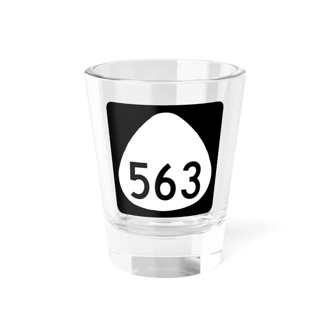 HI-563 (Hawaii) (Road Sign) Shot Glass 1.5oz 1.5oz - Go Mug Yourself