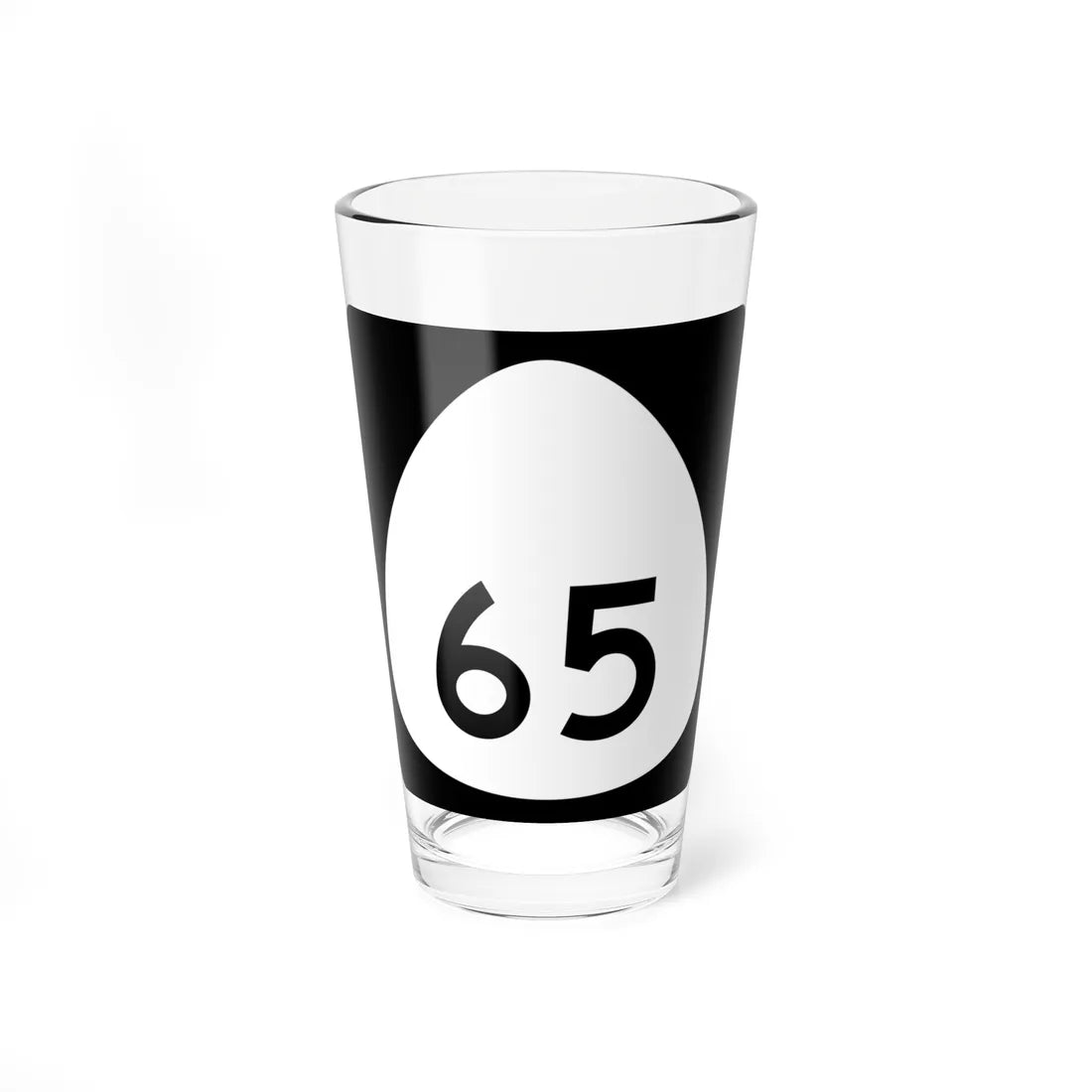 HI-65 (Hawaii) (Road Sign) Pint Glass 16oz 16oz - Go Mug Yourself