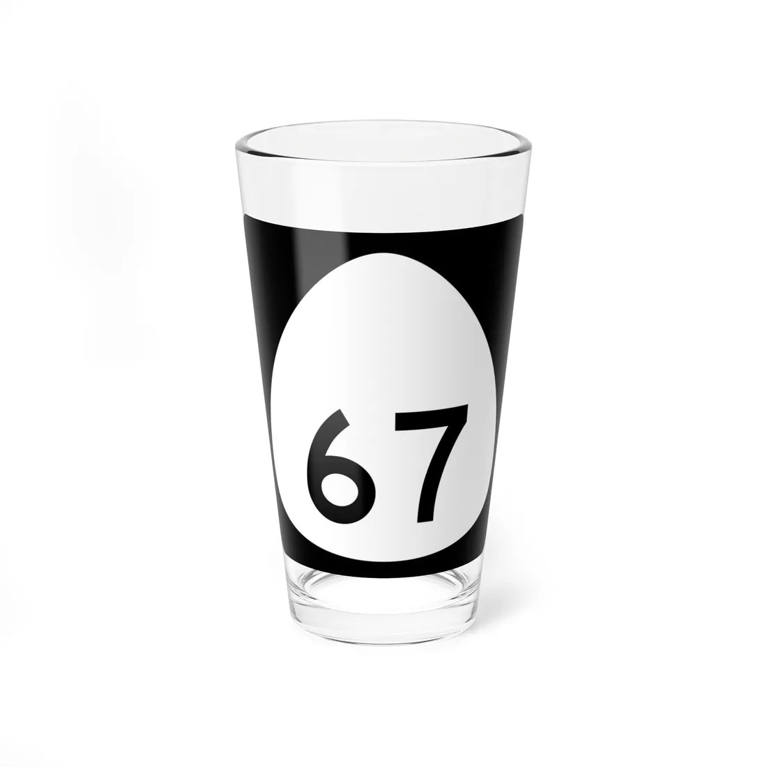 HI-67 (Hawaii) (Road Sign) Pint Glass 16oz 16oz - Go Mug Yourself