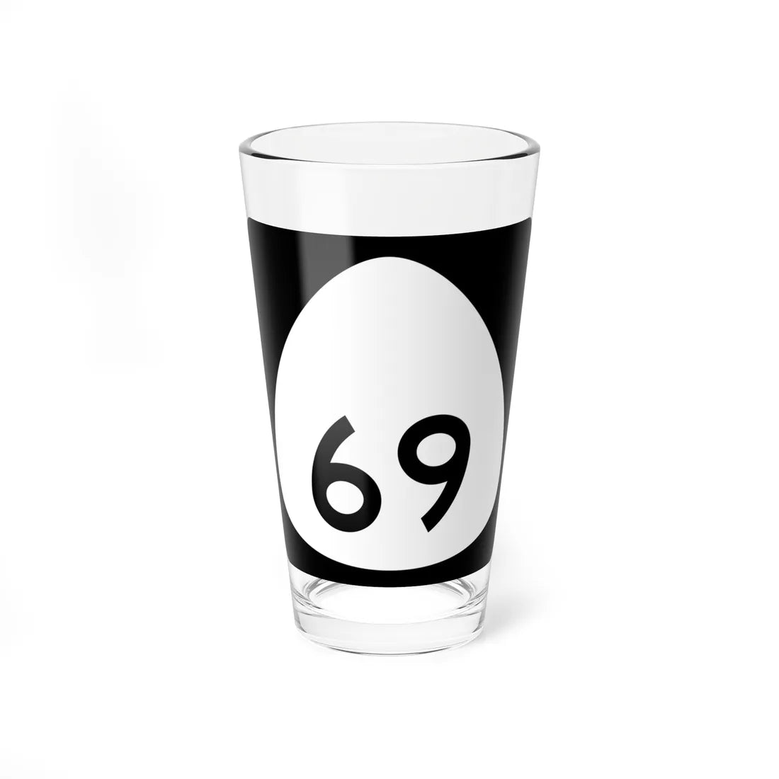 HI-69 (Hawaii) (Road Sign) Pint Glass 16oz 16oz - Go Mug Yourself