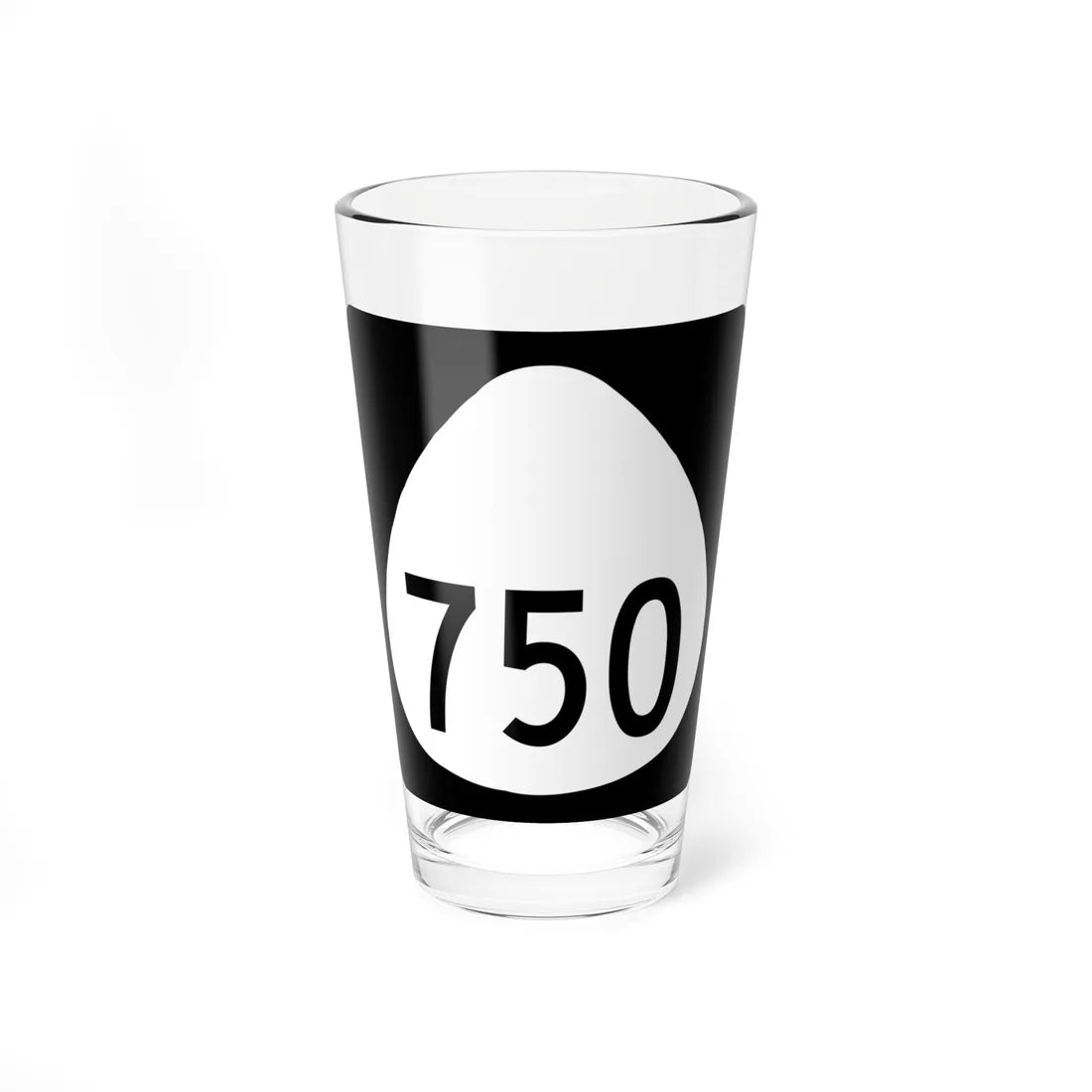 HI-750 (Hawaii) (Road Sign) Pint Glass 16oz 16oz - Go Mug Yourself