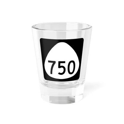 HI-750 (Hawaii) (Road Sign) Shot Glass 1.5oz 1.5oz - Go Mug Yourself
