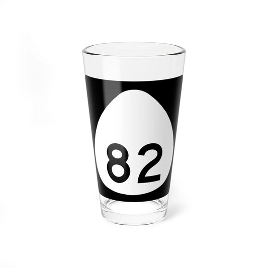 HI-82 (Hawaii) (Road Sign) Pint Glass 16oz 16oz - Go Mug Yourself