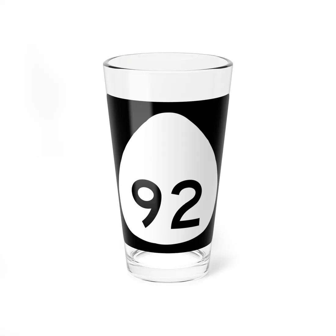 HI-92 (Hawaii) (Road Sign) Pint Glass 16oz 16oz - Go Mug Yourself