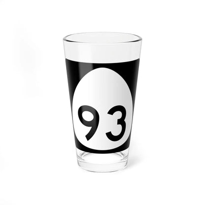 HI-93 (Hawaii) (Road Sign) Pint Glass 16oz 16oz - Go Mug Yourself