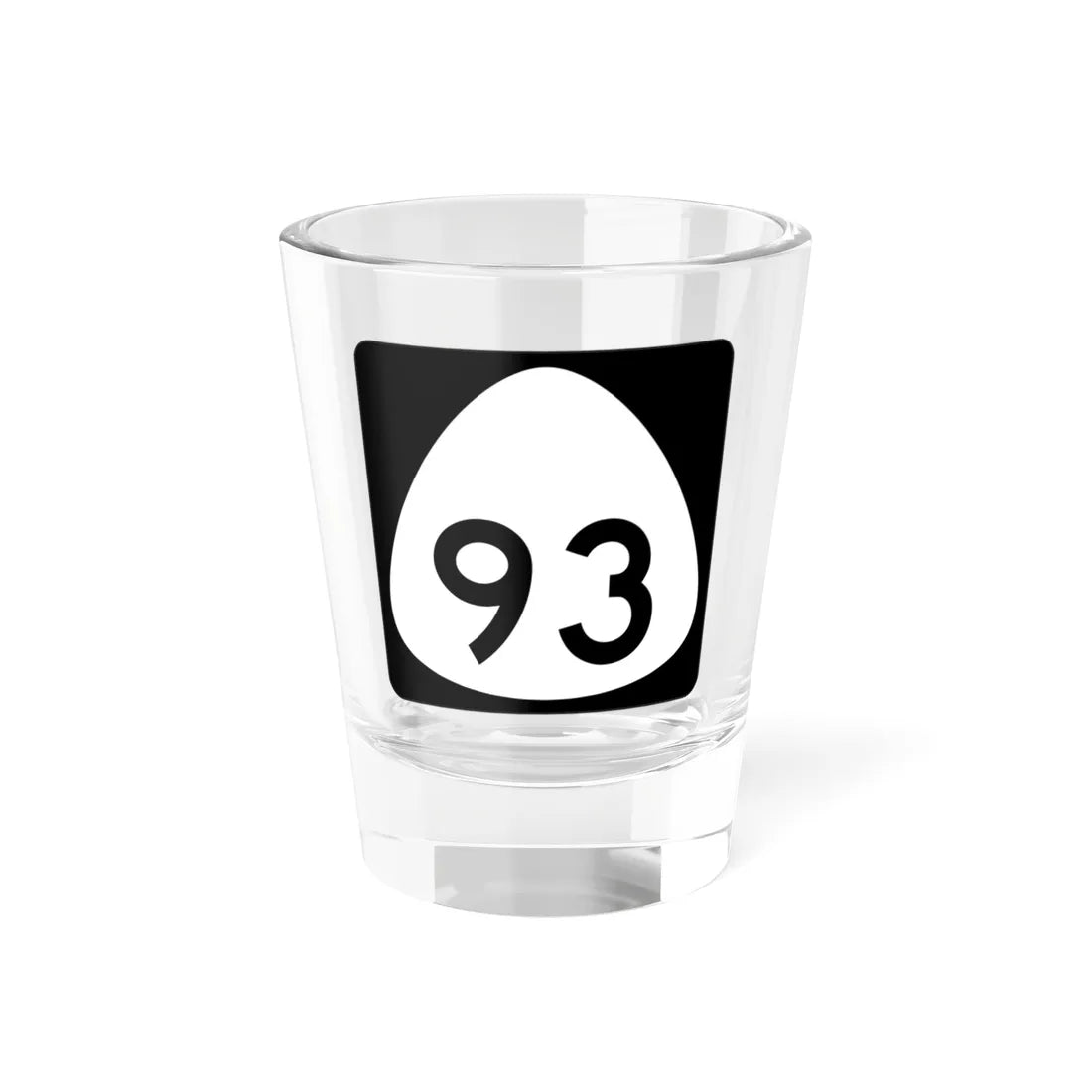 HI-93 (Hawaii) (Road Sign) Shot Glass 1.5oz 1.5oz - Go Mug Yourself