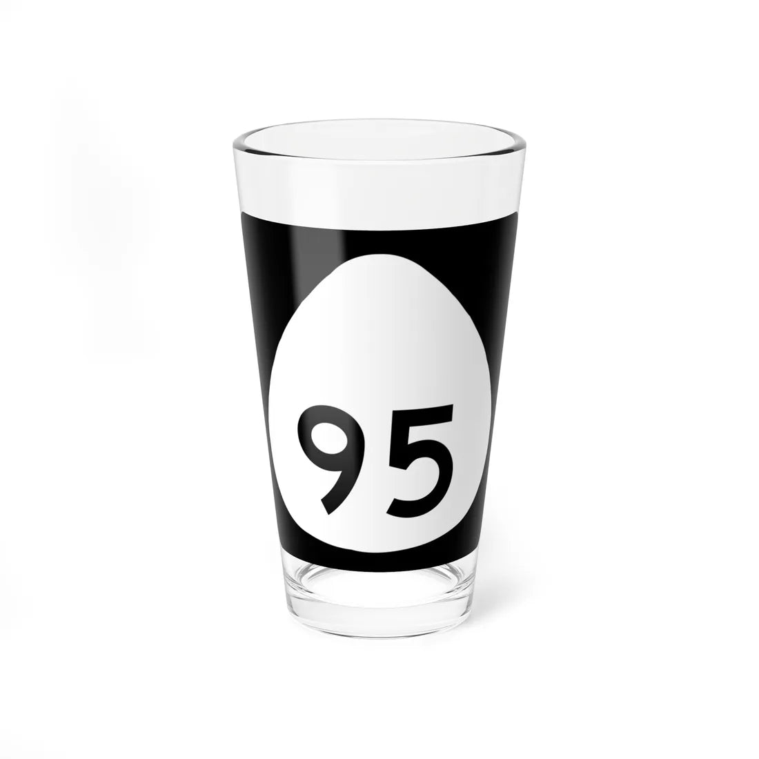 HI-95 (Hawaii) (Road Sign) Pint Glass 16oz 16oz - Go Mug Yourself